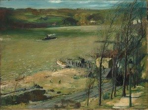 George Bellows - Up the Hudson (1908)