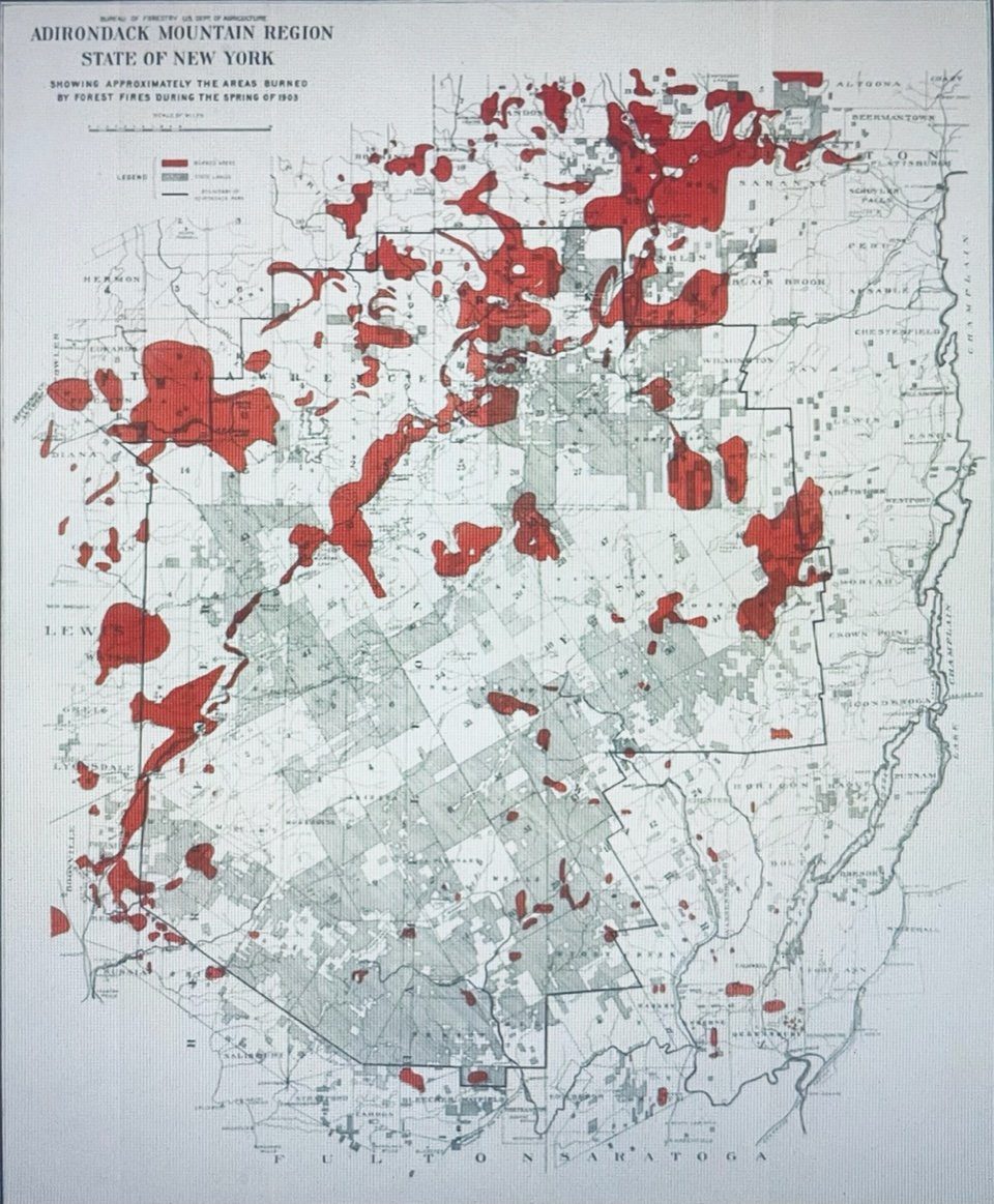 USDA Map of the fire of 1903