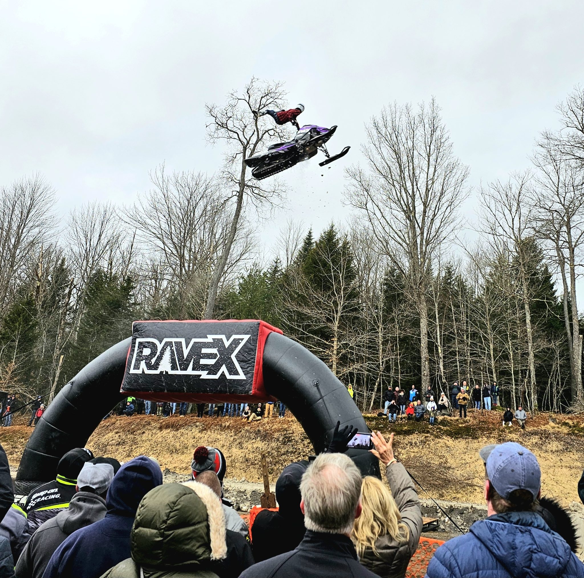 snowmobiler jumping tricks